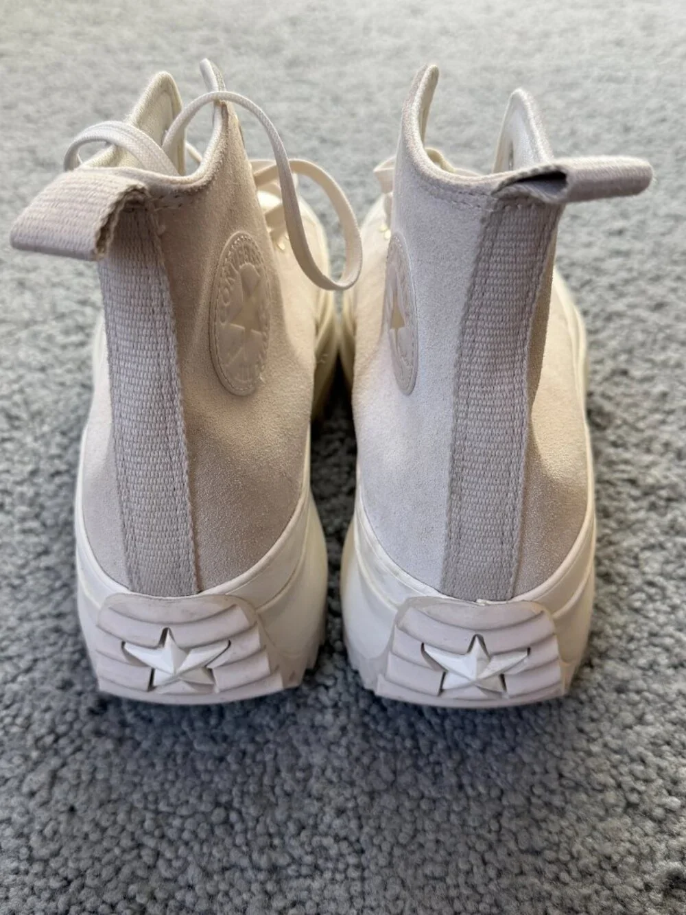 Converse Run Star Hike Platform in Earthy Neutrals - Men's Size 10.5 - Suede EUC - Picture 11 of 15